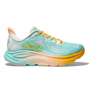 Hoka Clifton 10 hardloopschoenen Blue Spark/White Dames 