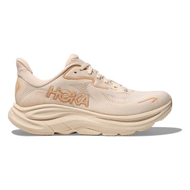 Hoka Clifton 10 hardloopschoenen Vanilla/Brich Dames 