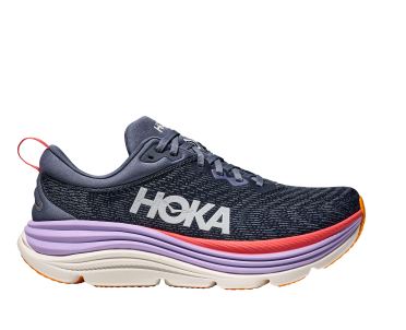 Hoka Gaviota 5 hardloopschoenen Anchor/Grapefruit dames 