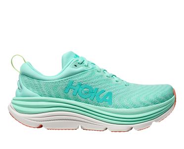 Hoka Gaviota 5 hardloopschoenen groen/wit dames 