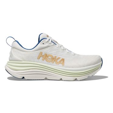 Hoka Gaviota 5 wide hardloopschoenen wit heren 