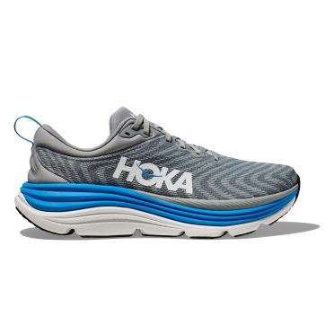 Hoka Gaviota 5 wide hardloopschoenen grijs/blauw heren 