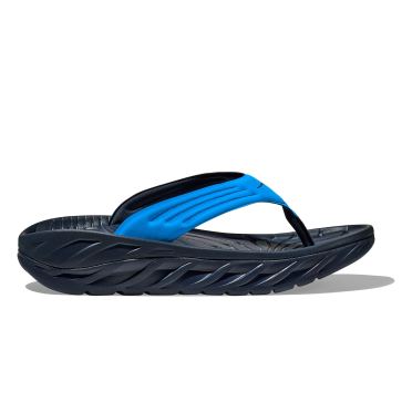 Hoka ORA Recovery Flip slippers zwart/blauw heren 