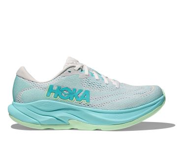 Hoka Rincon 4 hardloopschoenen Frost/Blue Spark Dames 