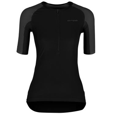 Orca Athlex tri top korte mouw zwart/grijs dames 