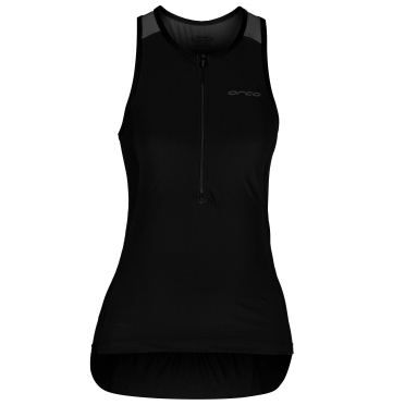 Orca Athlex tri top mouwloos zwart/grijs dames 