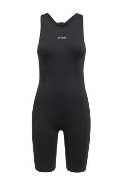 Orca swimskin shorty mouwloos zwart/zilver dames 