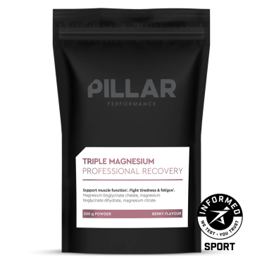 Pillar triple magnesium powder berry pouch 200 gram 