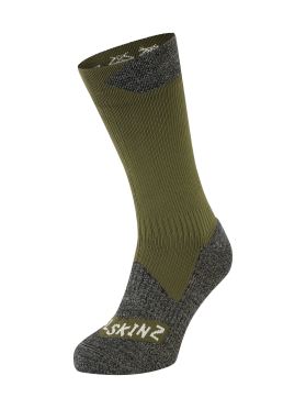 SealSkinz Raynham waterpoof mid lenght sock olive 