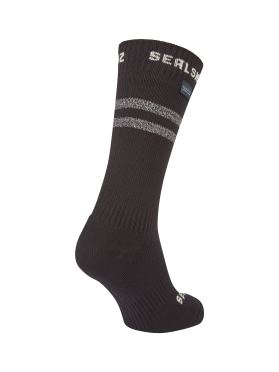 Sealskinz Runton Cold weather mid fietssok met Hydrostop black unisex 