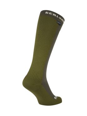 Sealskinz Worstead Cold weather knee fietssok olive unisex 