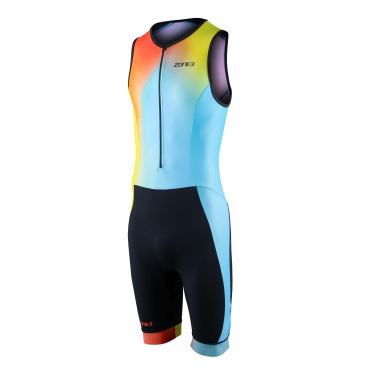 Zone3 Activate plus mouwloos trisuit neon/zwart heren 