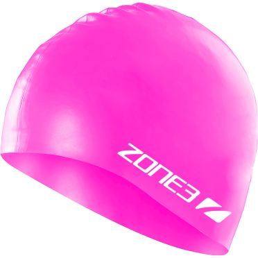 Zone3 Silicone swim cap roze 