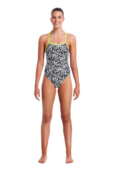 Buy Funkita Ladies Bleached Coral Tie Me Tight One Piece Swimsuit
