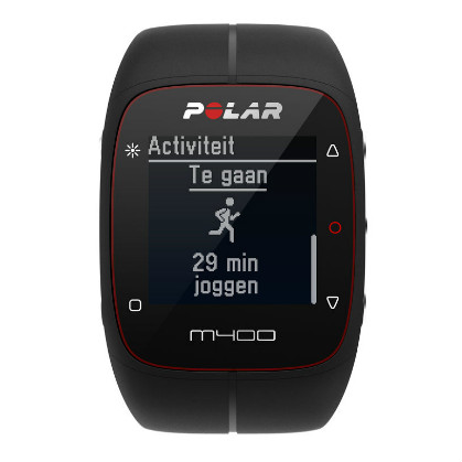 Rijd weg Onbepaald Onderdompeling Polar M400 HRM sporthorloge met GPS zwart kopen? Bestel bij triathlon24.be