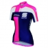 Sportful Gruppetto fietsshirt paars/oranje dames  SP1345-180