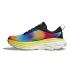 Hoka Bondi 8 hardloopschoenen zwart/regenboog dames  1127952-BKLM