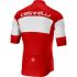 Castelli Ruota fietsshirt korte mouw rood  19017-023