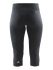 Craft Prime capri 3/4 hardloopbroek zwart/roze dames  1903179-9471