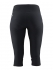 Craft Pure capri 3/4 hardloopbroek zwart dames  1903326-9999VOOR