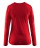 Craft Mind lange mouw hardloopshirt rood dames  1903941-1430