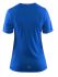 Craft Mind korte mouw hardloopshirt blauw dames  1903942-1336