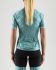 Craft Belle glow fietsshirt groen dames  1904970-2610