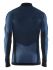 Craft Active intensity zip lange mouw ondershirt blauw heren  1905338-999336