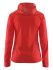 Craft Brilliant 2.0 hood hardloopjack roze dames  1905417-801000