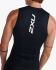 2XU Aero Tri singlet mouwloos zwart heren  MT6428a-BLK/WHT