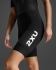 2XU Trisuit Aero Hex korte mouw Black/White Dames  2X-WT7402D-BLK/WHT