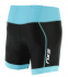 2XU X-vent 4.5" Tri short zwart/lichtblauw dames  WT4369bBLK/BLA