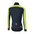 Castelli Mortirolo 2 W lange mouw jacket antraciet/lime dames  16541-939