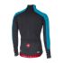 Castelli Trasparente 4 fietsshirt lange mouw antraciet/blauw heren  17509-986