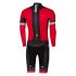 Castelli CX sanremo speedsuit rood/zwart heren  17520-023