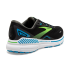 Brooks Adrenaline GTS 23 wide hardloopschoenen zwart/hawaiian ocean/green heren  1103912e006