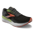 Brooks Ghost 16 GTX hardloopschoenen black/mandarin red/green heren  110430d049