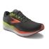 Brooks Ghost 16 hardloopschoenen narrow zwart/manderin rood/groen heren  1104181B049