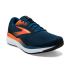 Brooks Ghost 16 hardloopschoenen blauw opal/zwart/nasturtium heren  1104181D474