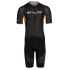 BTTLNS Chimera 1.0 basic trisuit korte mouw zwart/oranje heren  0224007-203