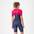 Castelli core tri w suit short sleeve blauw roze dames  8625092-424