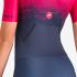 Castelli core tri w suit short sleeve blauw roze dames  8625092-424