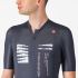 Castelli Espresso r--a/d jersey fietsshirt korte mouw blauw heren  4525078-456