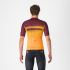 Castelli Simbolo jersey fietsshirt korte mouw oranje/rood heren  4525017-863