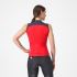 Castelli Sole sleeveless jersey rood dames  4525054-081