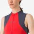 Castelli Sole sleeveless jersey rood dames  4525054-081