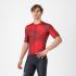 Castelli vortice jersey fietsshirt korte mouw rood heren  4525016-023