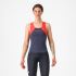 Castelli Sole top blauw/rood dames  4525055-456