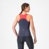 Castelli Sole top blauw/rood dames  4525055-456