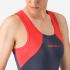 Castelli Sole top blauw/rood dames  4525055-456